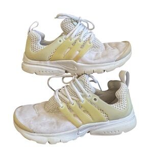 Nike Kids White and Tan Sneakers